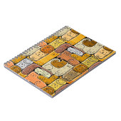 Puzzel Grappige Katten Huis Naadloos Notitieboek (Linkerzijde)