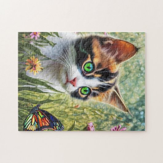 Puzzel in bloei legpuzzel (Horizontaal)