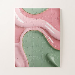 Puzzel in stijlvolle abstracte grafiek