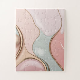 Puzzel in stijlvolle abstracte grafiek