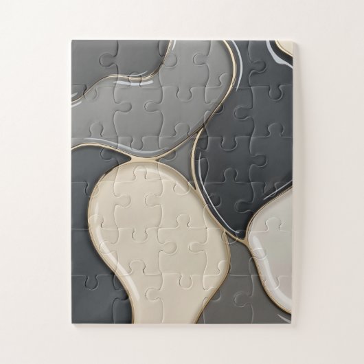 Puzzel in stijlvolle abstracte graphics (Verticaal)