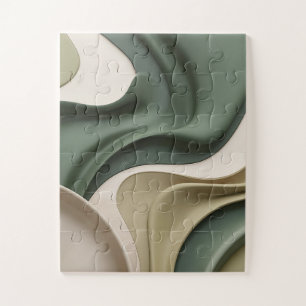 Puzzel in stijlvolle abstracte graphics