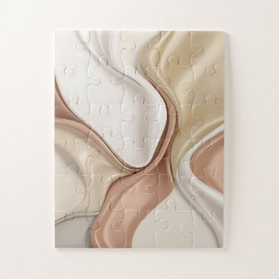Puzzel in stijlvolle abstracte graphics