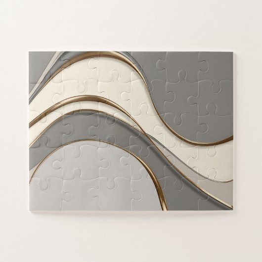 Puzzel in stijlvolle abstracte graphics legpuzzel (Horizontaal)