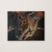 puzzel kattentijger grappig legpuzzel (Horizontaal)