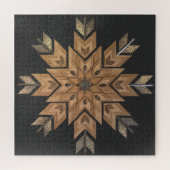 Puzzel Kers Glowforge en etsen (Horizontaal)