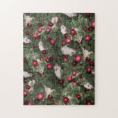 Puzzel: kerstmuis legpuzzel (Verticaal)