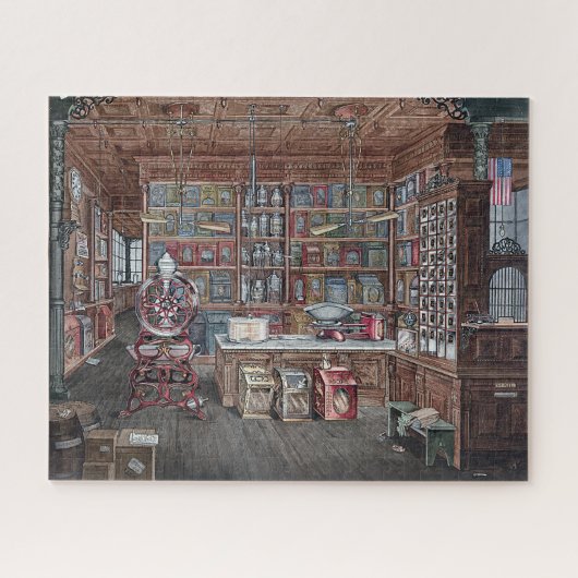 PUZZEL - Kruidenier, 1935-1942 -P. Harnly Legpuzzel (Horizontaal)