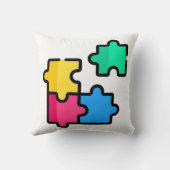 puzzel kussen (Achterkant)