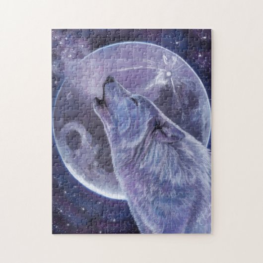 Puzzel - Lone Wolf door Michaeline McDonald (Verticaal)