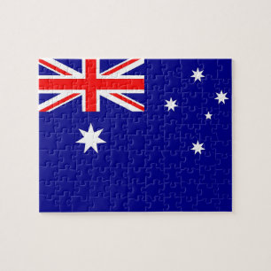 Puzzel met de vlag van Australië