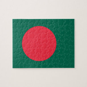 Puzzel met de vlag van Bangladesh