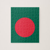 Puzzel met de vlag van Bangladesh Legpuzzel (Verticaal)