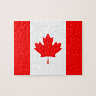 Puzzel met de vlag van Canada