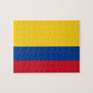 Puzzel met de vlag van Colombia Legpuzzel