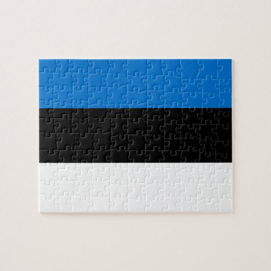 Puzzel met de vlag van Estland (Horizontaal)