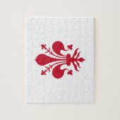 Puzzel met de vlag van Florence, Toscane (Verticaal)