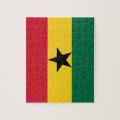 Puzzel met de vlag van Ghana (Verticaal)