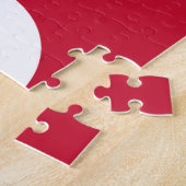 Puzzel met de vlag van Groenland Legpuzzel (Zijkant)