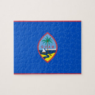 Puzzel met de vlag van Guam