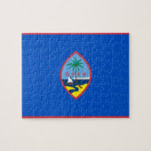 Puzzel met de vlag van Guam Legpuzzel (Horizontaal)