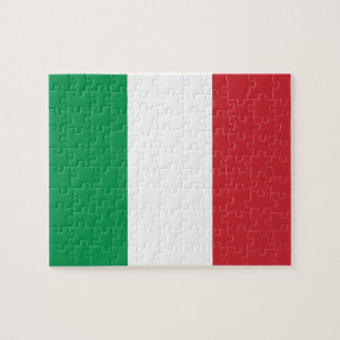 Puzzel met de vlag van Italië