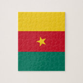Puzzel met de vlag van Kameroen (Verticaal)
