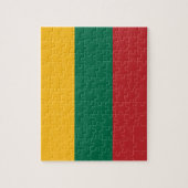Puzzel met de vlag van Litouwen Legpuzzel (Verticaal)