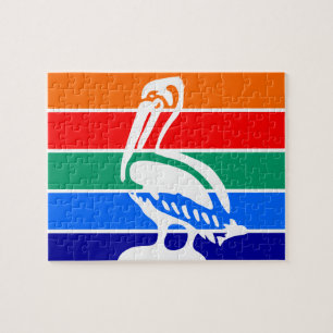 Puzzel met de vlag van Sint-Petersburg