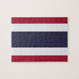 Puzzel met de vlag van Thailand