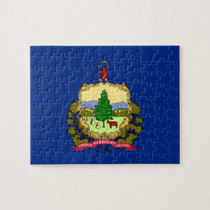 Puzzel met de vlag van Vermont