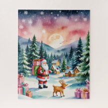 puzzel met een kerstthema