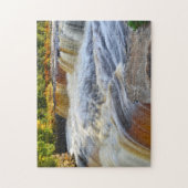 Puzzel met geschenkdoos/watervallen legpuzzel (Verticaal)