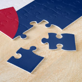 Puzzel met vlag van Colorado State (Zijkant)