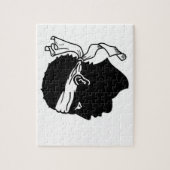 Puzzel met vlag van Corsica (Verticaal)