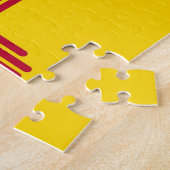 Puzzel met vlag van de staat New Mexico (Zijkant)