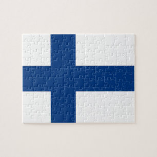 Puzzel met vlag van Finland