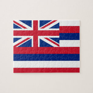 Puzzel met vlag van Hawaii State