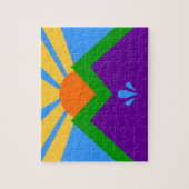 Puzzel met Vlag van Manitou Springs, Colorado (Verticaal)