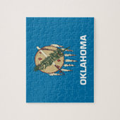 Puzzel met vlag van Oklahoma State Legpuzzel (Verticaal)