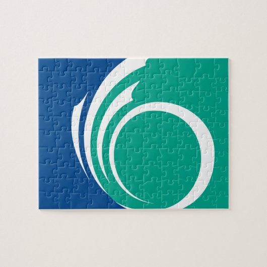 Puzzel met vlag van Ottawa, Canada (Horizontaal)