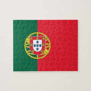 Puzzel met vlag van Portugal