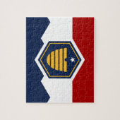 Puzzel met Vlag van Utah, VS (Verticaal)