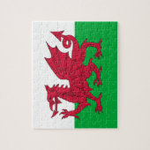 Puzzel met vlag van Wales (Verticaal)