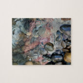 puzzel met waterreflecties en rotsen (Horizontaal)