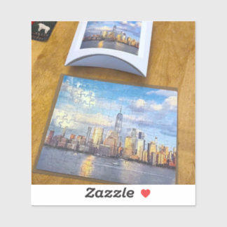 puzzel new york NY Sticker