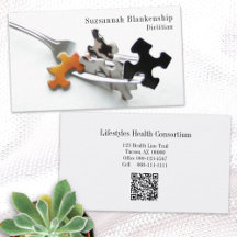 Puzzel op Fork Tines QR Code Health Professional