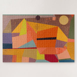 PUZZEL: PAUL KLEE : JOYFUL MOUNTAIN LANDSCAPE LEGPUZZEL
