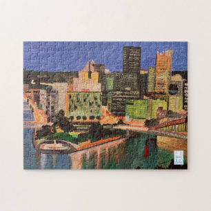 Puzzel Pittsburgh Schilderij Legpuzzel