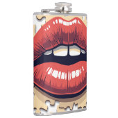 Puzzel Pop lippen Heupfles (Rechts)